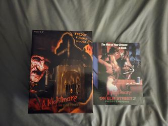 Neca A nightmare on  elm street boiler room and Part 2 Freddy