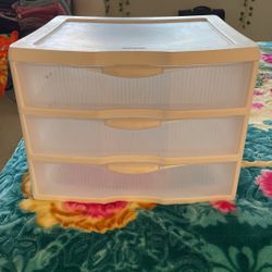 Sterility 3 Drawers Plastic Storage