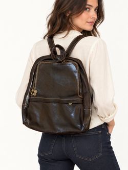New Italian Backpack – Dark Brown