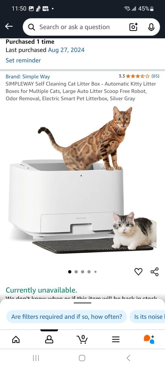 Self Cleaning Cat Litter Box
