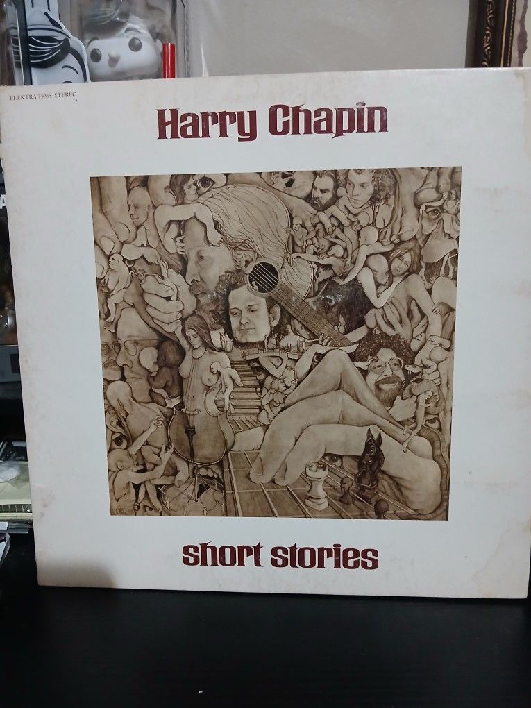 Vintage Harry Chapin Short Stories Lp Album Cover In Good Condition Record Is VG+ Clean