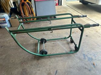 55 gallon drum dolly / laid down for dispensing