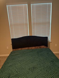Queen headboard & Mattress