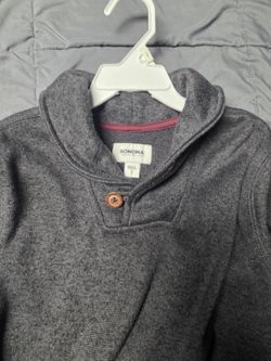 Boys sonoma shawl sweater size Small 8big kids
