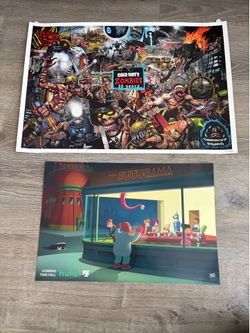 SDCC Call Of Duty & Futurama Poster