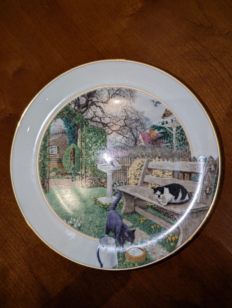 Garden Year Collection Plate - February