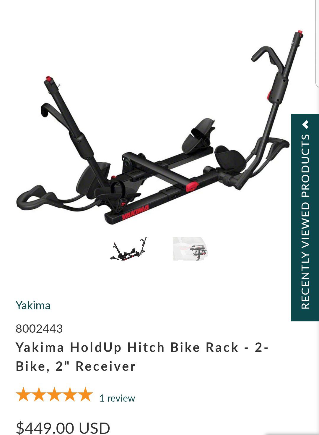 YAKIMA Hold Up 2 Bike