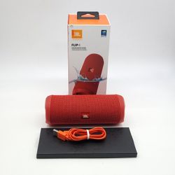 JBL Harmon Flip 4 Waterproof Portable Bluetooth Speaker - Red