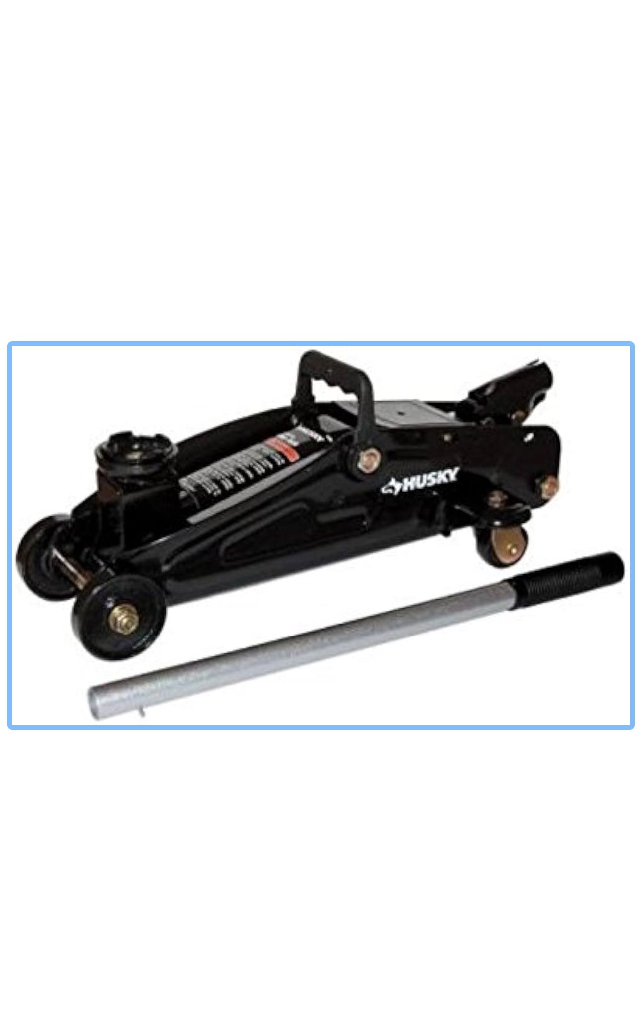 Husky 2-Ton Hydraulic Trolley Jack Black Lift Car Tire Heavy Duty Stand New .*#GH45(contact info removed)-T34562FD654960