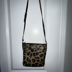 Coach Leopard Crossbody
