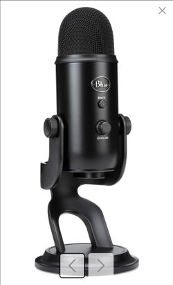 Blue Microphones Yeti Multi-pattern USB Condenser Microphone - Blackout