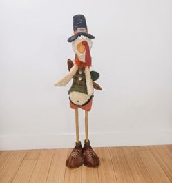 Thanksgiving standing turkey plushy figurine Collectible Size: 34inches