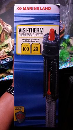 MARINELAND//VISI-THERM//SUBMERSIBLE HEATER//BRAWN NEW