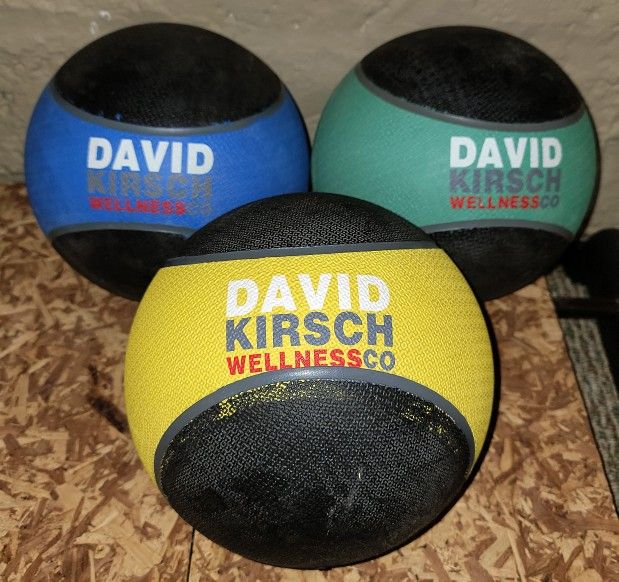 WEIGHTED EXCERCISE BALLS (MEDICINE BALLS)