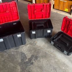 Craftsman 3 Piece Rolling Tool Cases. 