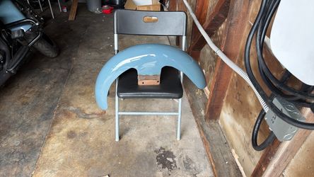 Motorcycle Fender Blue Painted