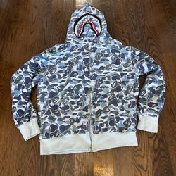 BAPE Hoodie (Camo Blue)
