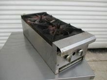 Used Royal Commercial 2 burner gas stove/ Natural gas no shipping its too heavy.