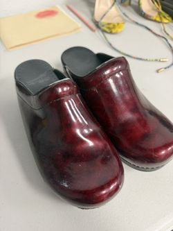Dansko Maroon Clogs
