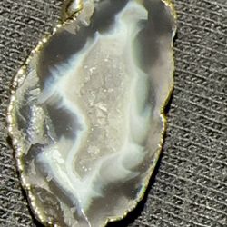 Geode Or Agate Pendant