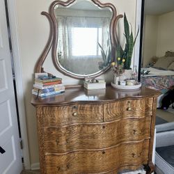 Vintage Dresser with Mirror