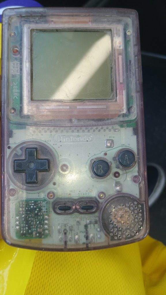 Nintendo Game Boy Pocket Clear Retro Gaming Console 