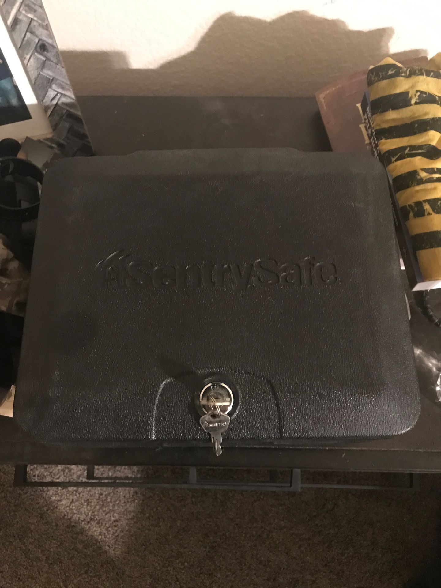 Sentry Safe. Fire proof safe. Never used.