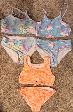 Girls Swimsuit Lot, Size 7