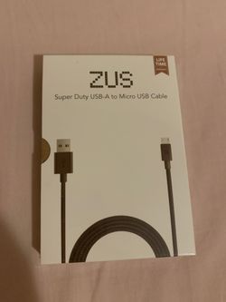 nonda ZUS Super Duty USB A to Micro USB Cable with Aramid Fiber, 4ft/1.2m, Ch...