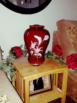 Glass Vase For A Lamp