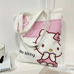 Hello Kitty Sanrio Tote Book Bag