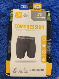 Russell Performance Boys Compression Boxer Briefs & Tees ( 2 Packs)