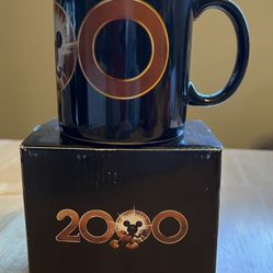 Vintage Disney Y2K, 2000 mug, black