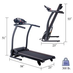 Foldable fitness health running machine