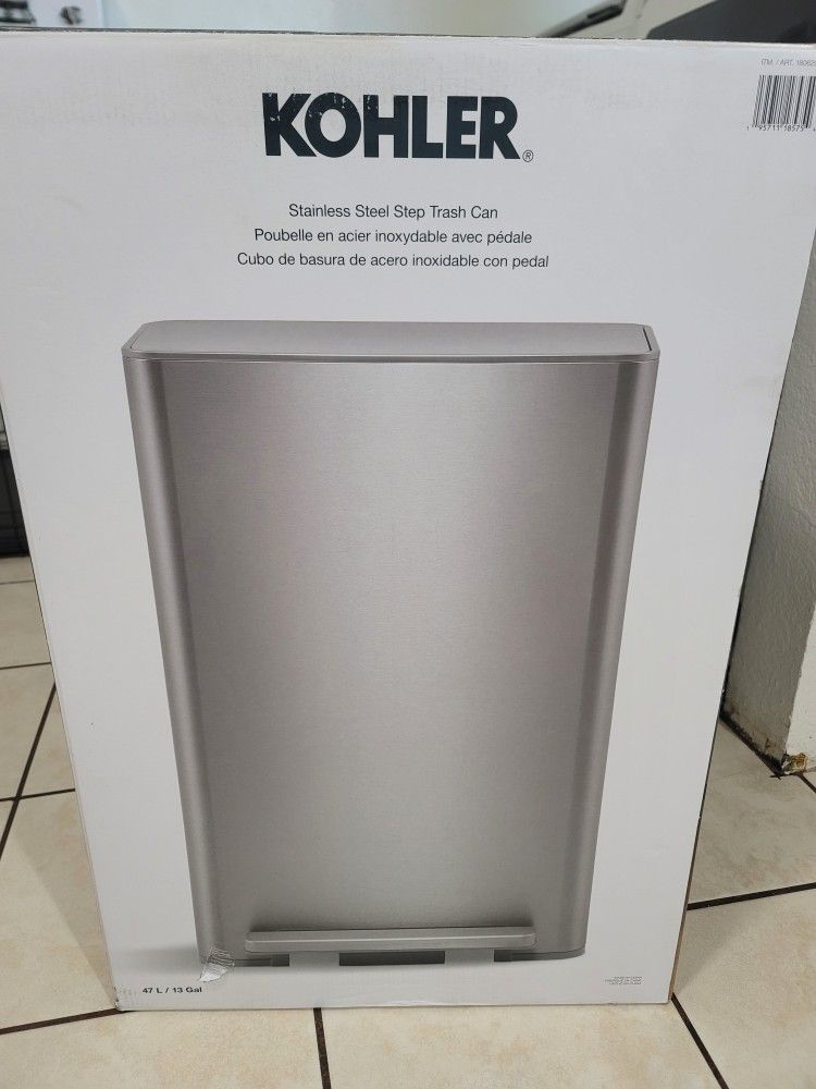 Kohler 47 L. Step Trash Can