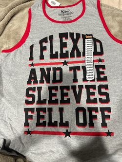 I Flexed and The Sleeves Fell Off Tank Top
Spencers