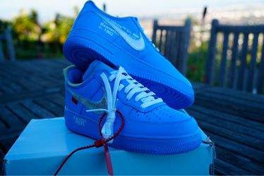 Size 10 - Nike Air Force 1 Low '07 x Off-White MCA tried on and factory laced