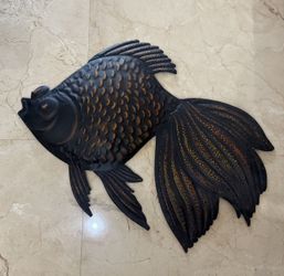 Large Metal Fish Wall Art