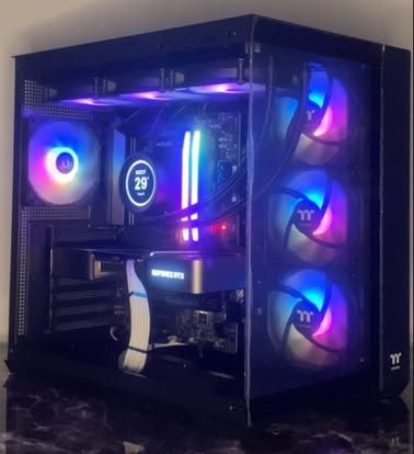 HIGH END GAMING PC w/ Aesthetics RTX 3080 Ti FE + Ryzen 7 7800X3D