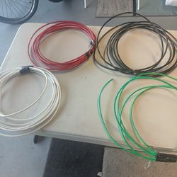 6 Gauge Copper Wire 18 Ft. 2 Hot, 1 Neutral And 16 Ft 8 Gauge Copper Ground.