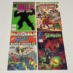 Hulk Spawn Daredevil Comic Books