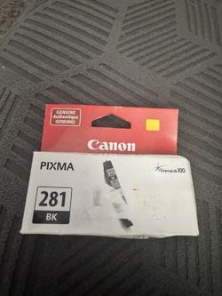 Canon Pixma Genuine 281 Black Ink Cartridge CLI-281 BK New #243