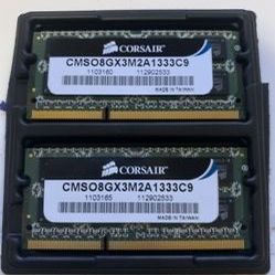 Corsair 16GB (2x8GB) DDR3 1333MHz Laptop RAM