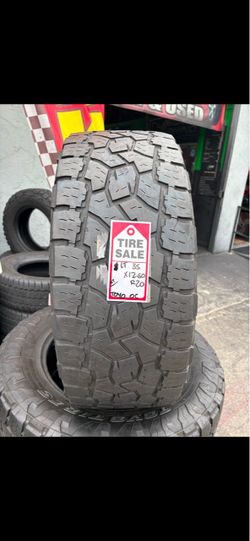 35x12.50R20 Toyo Open Country A/T Full Used Tire Set $280 Free Mounting and Balancing