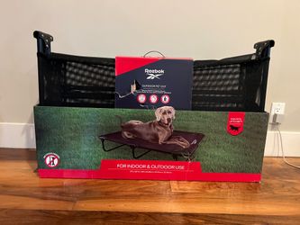 Reebok Elevated Dog Cot up to 88 pounds new in packaging
