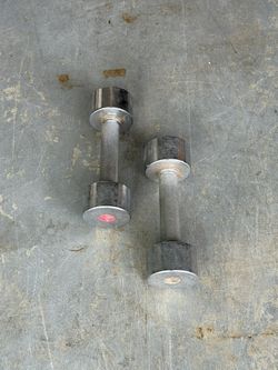 Vintage 5lb Dumbbells