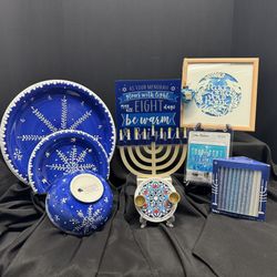 Hanukkah Judaica Collection 10 Pieces