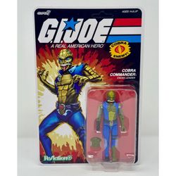 2025 GI Joe Super7 Cobra Commander Once A Man Unpunched MOC ReAction+ 3.75"