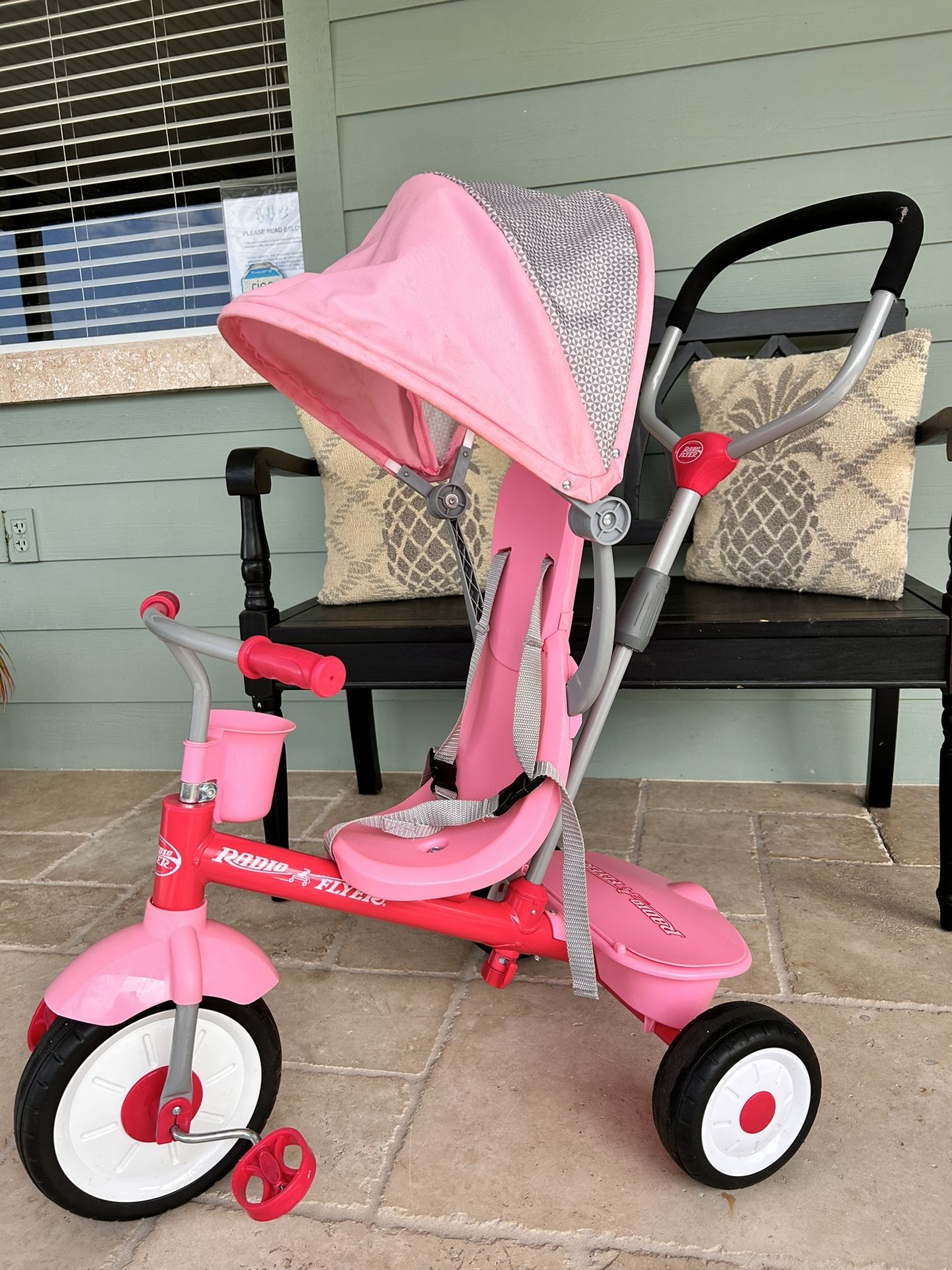Radio Flyer 4 in 1 Stroll 'N Trike Tricycle