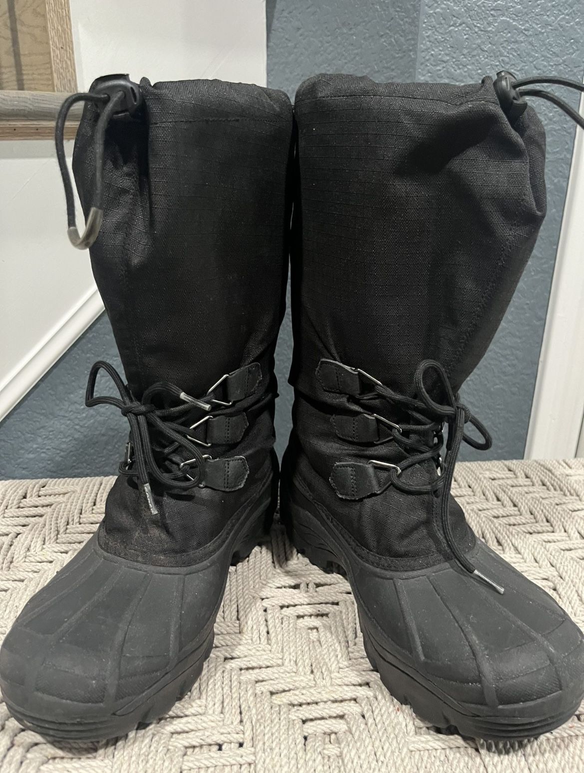 SOREL Blizzard Waterproof Insulated Black Snow Boots Men’s Size 9
